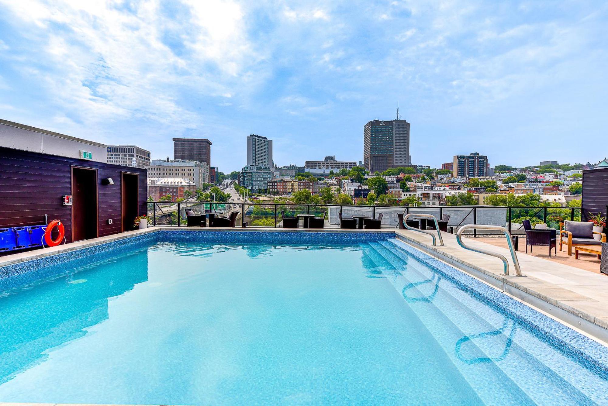 Appartement Luxe, Incredible Sunset View, Pool, Parking, Near Old Quebec Quebec City Exterior photo