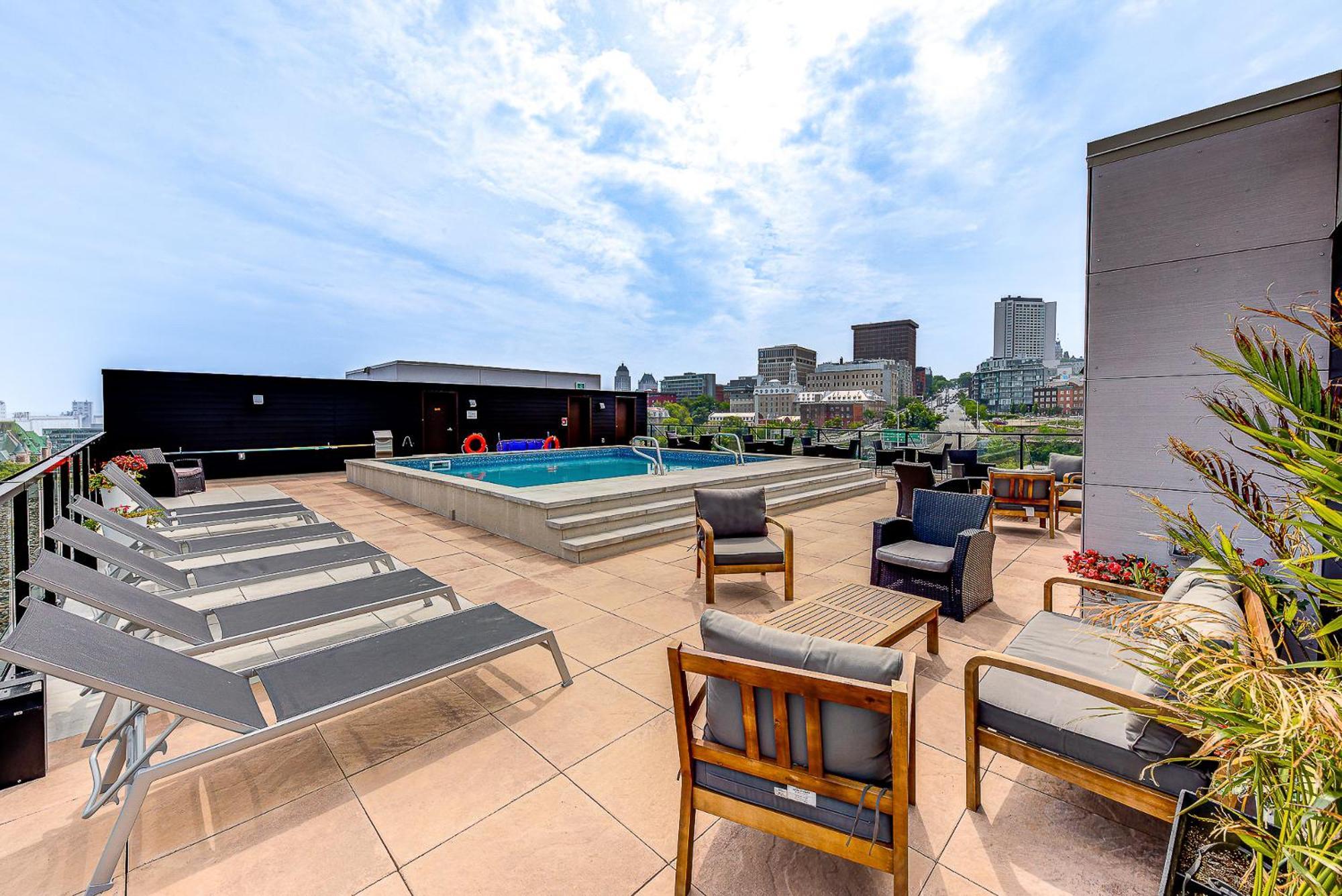 Appartement Luxe, Incredible Sunset View, Pool, Parking, Near Old Quebec Quebec City Exterior photo